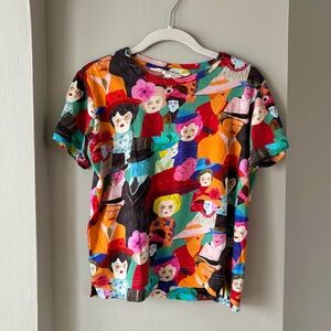 Monika Forsberg Faces Tee, AU6 / XS-S